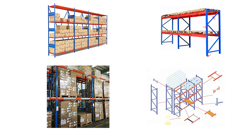 Carton Flow Rack Sliding Roller Shelf System Slide Warehouse Rack
