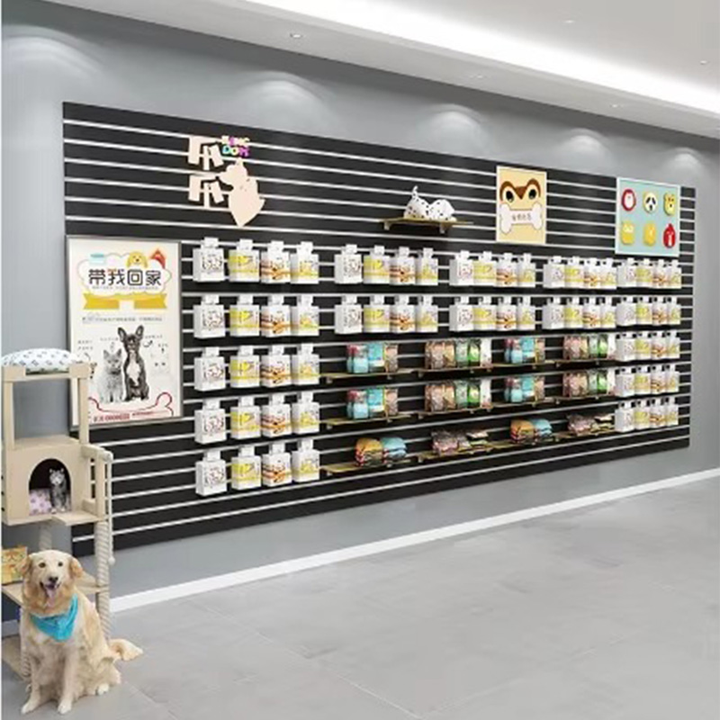 Modern Custom Shop Wall-mounted Display Rack Retail Display Wooden Display Rack Lightweight Wall-mounted Display Rack
