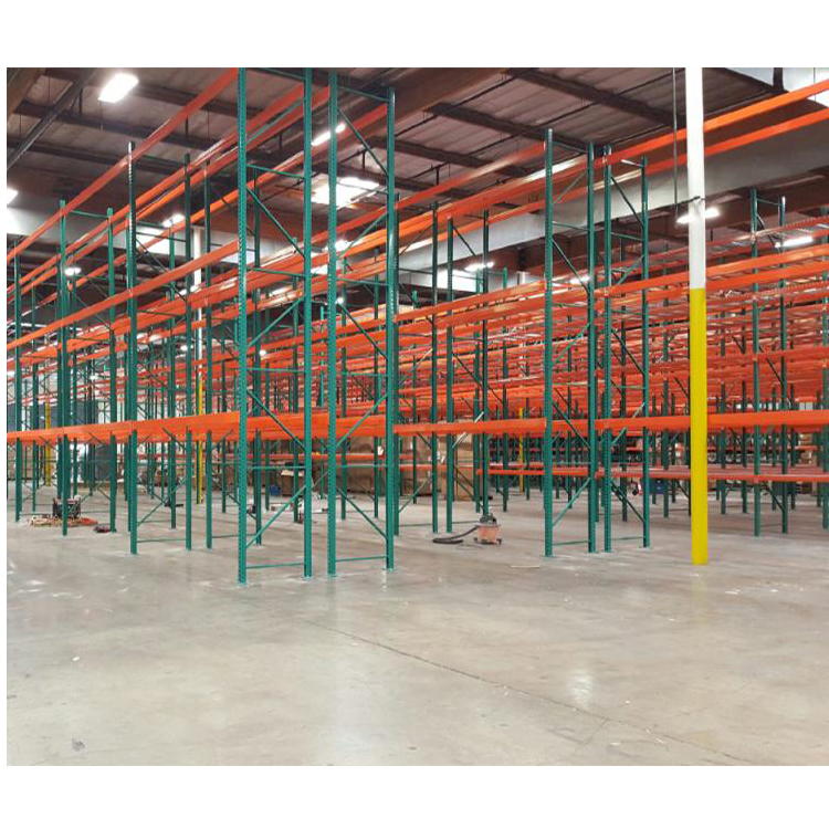 industrial galvanized steel rack heavy duty pallet racking system VNA/double deep high density warehouse storage racks