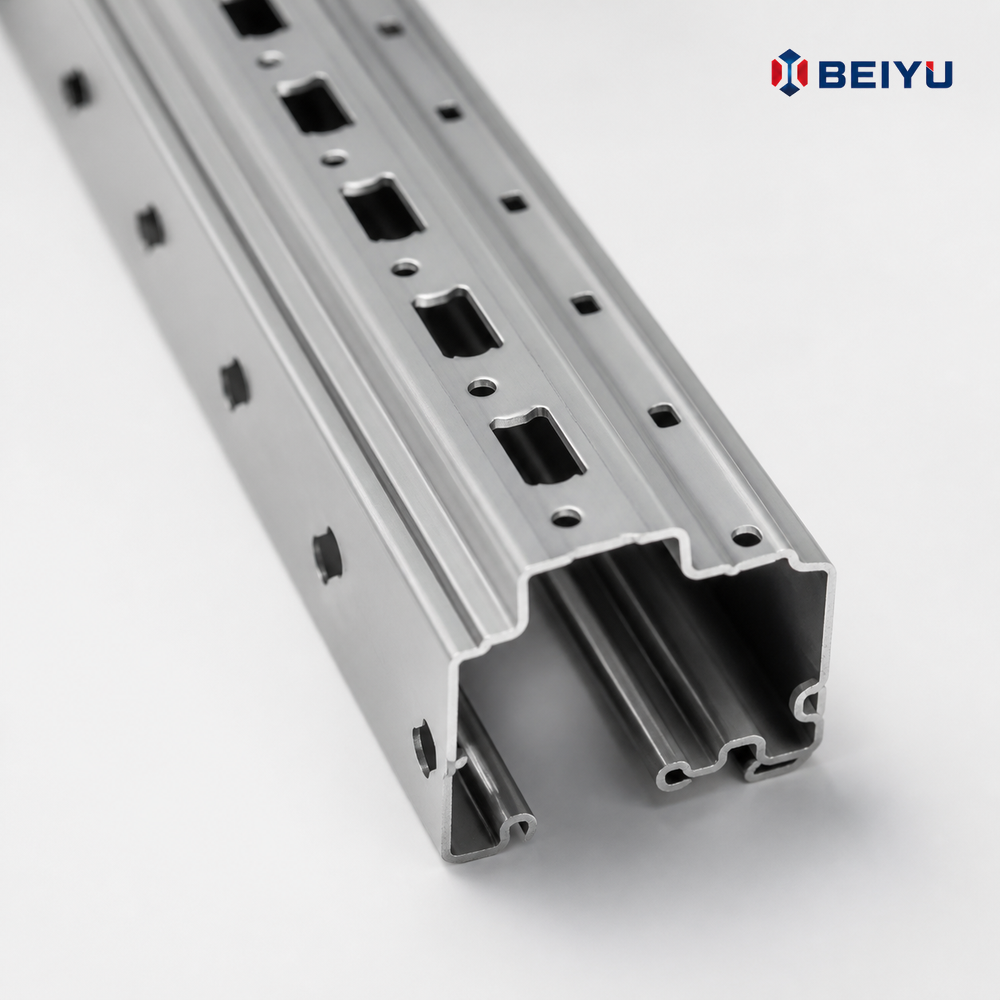Custom Industrial Storage Rack Upright Profile Roll Forming Metal Rack OEM/ODM Parts