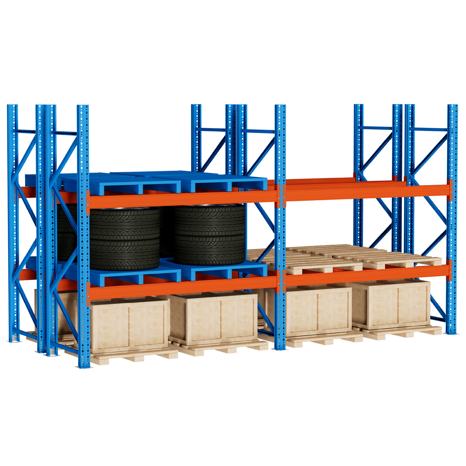 Direct Factory 5-Layer Medium Storage Rack Light Duty Adjustable Steel Warehouse Racking System Manual Picking Display Rack
