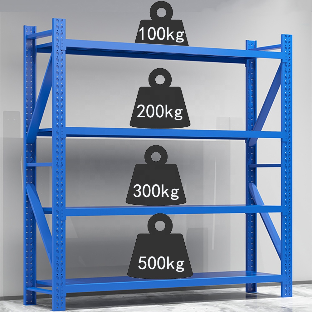 China Manufacturer Metal Shelving Rack Modular Multi-Tier Easy Installation Light Duty Storage for Garage Warehouse