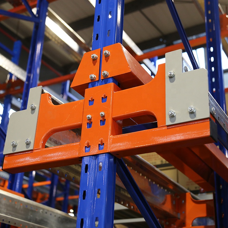 High Density Automated Warehouse Storage FIFO &amp; FILO Pallet Radio Shuttle Racking System For Industrial Raw Material Storage
