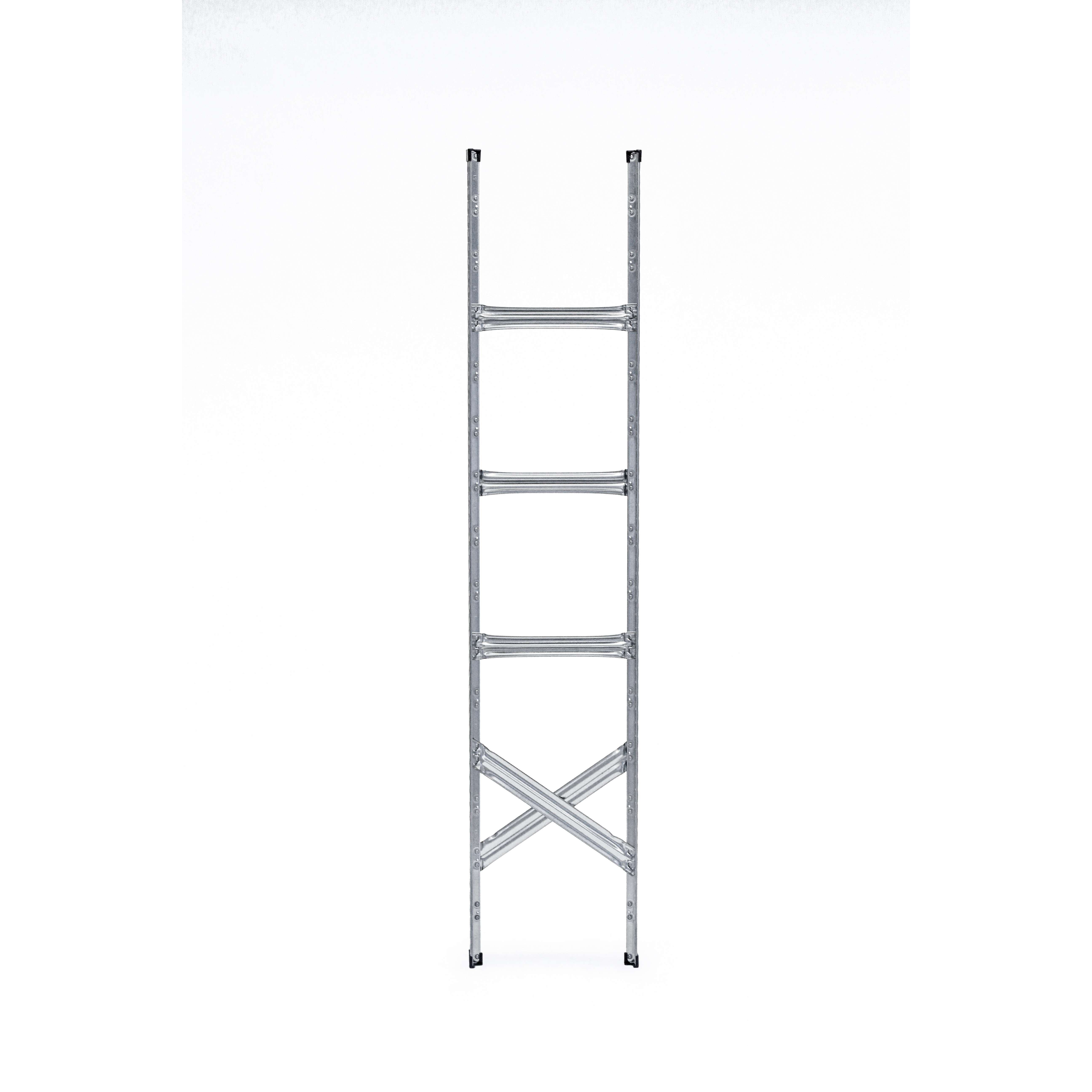 Factory Price 5-Layer Adjustable Galvanized Steel Boltless Stacking Rack for Warehouse Storage