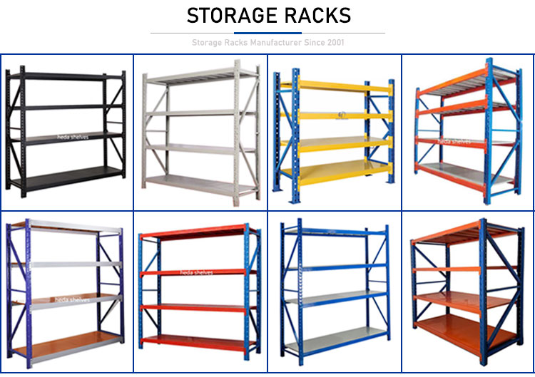 Factory Storage Shelves Garage 4 Layer Long Span Rack System Shelving Medium Duty Longspan Shelving