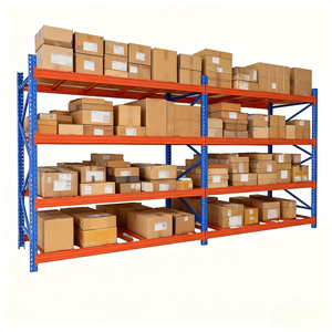 Adjustable Steel Storage Shelf Efficient Industrial Manufacture Factory Stacking Storage Unit Heavy Duty Warehouse Pallet Racks