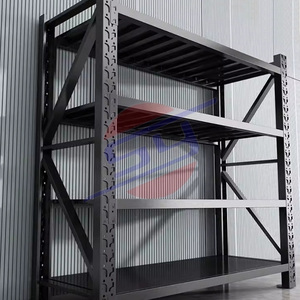 Customizable 4-Tier Metal Pallet Racking Wholesale Warehouse Steel Industrial Garage Storage Units Stacking Racks &amp; Shelves