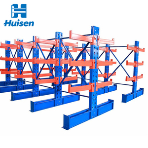 Wholesale Industrial Warehouse High Density Cantilever Rack Industrial Steel Single Double Side Cantilever Rack Shelving
