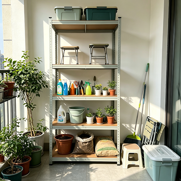 5 Tier Boltless Steel Shelving Rack Unit Adjustable Slotted Angle Display Garage Warehouse Home Storage Shelves