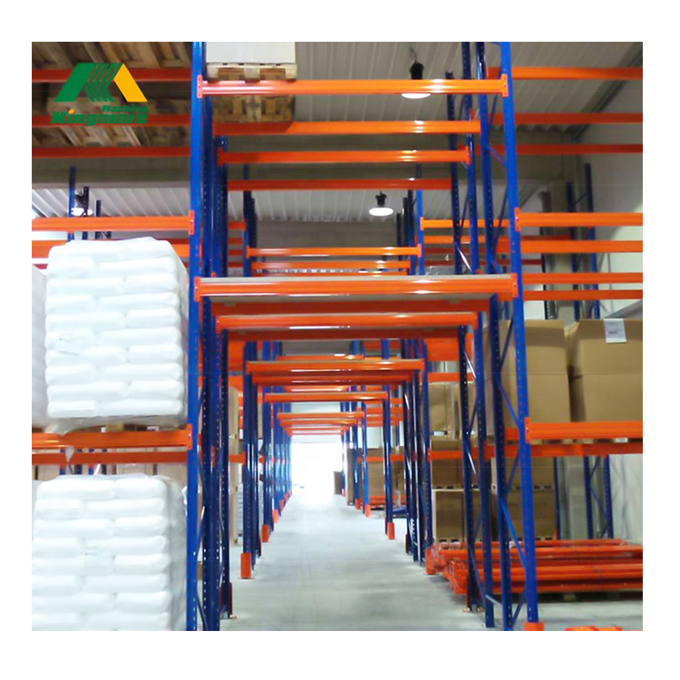 industrial galvanized steel rack heavy duty pallet racking system VNA/double deep high density warehouse storage racks