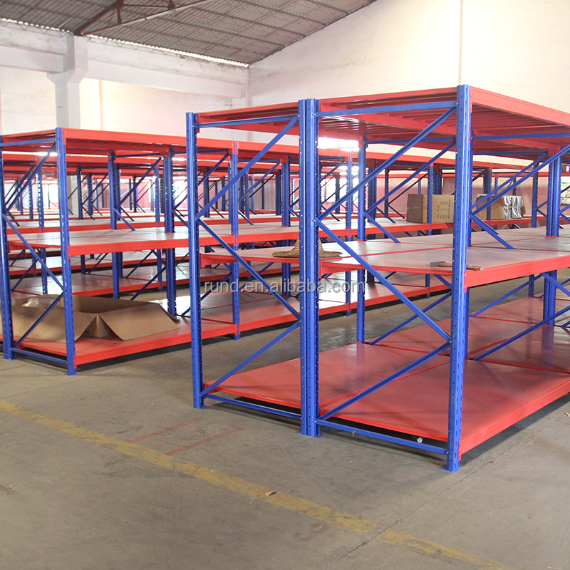Factory Supply Heavy-Duty Industrial Warehouse Storage Rack Quality 5-Layer Metallic Steel Shelves Customized Bolt