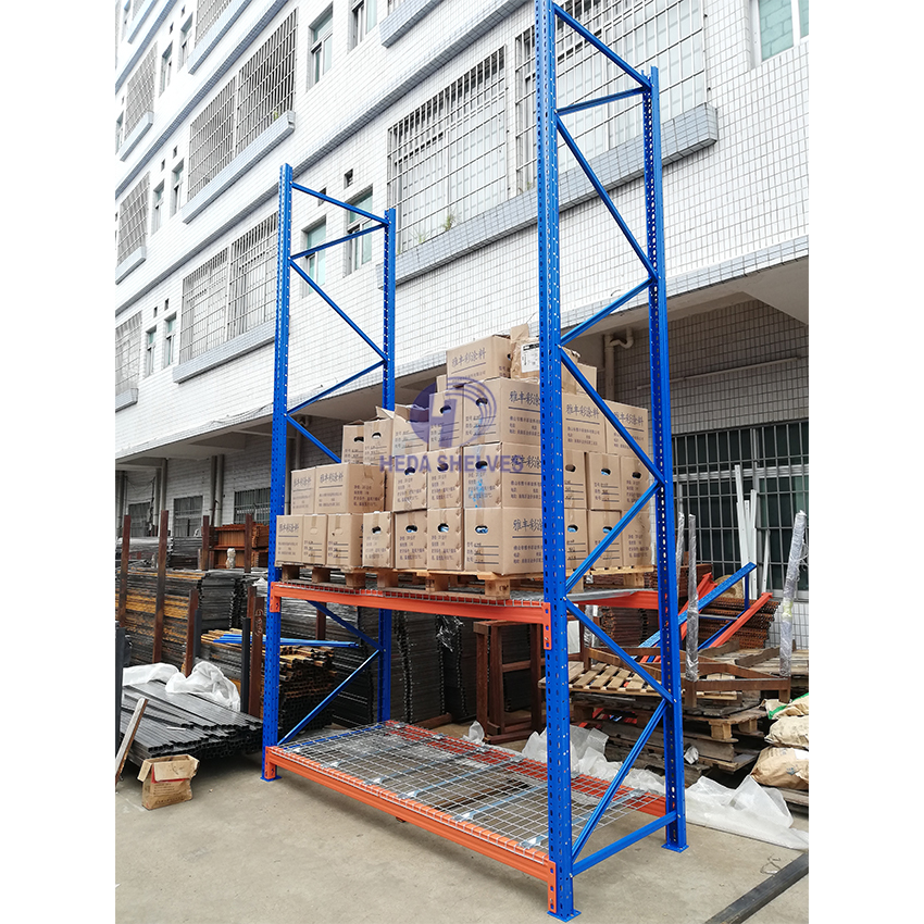 High Bay Heavy Duty Selective Pallet Racking System for Tall Warehouses and Industrial Storage