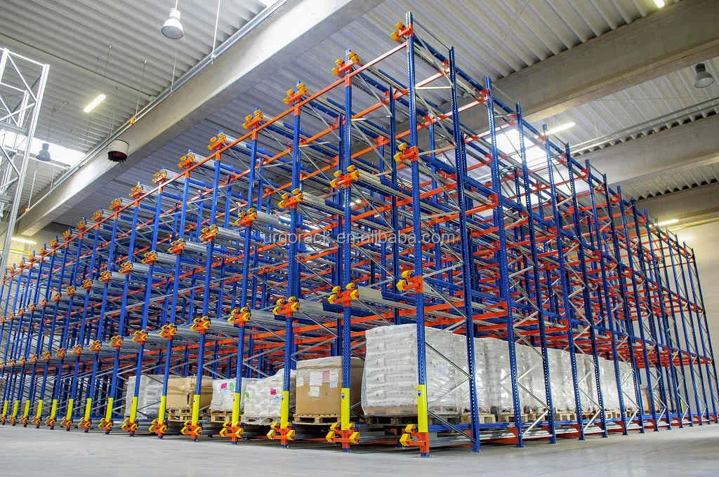 2024 Heavy-Duty Steel Metal Radio Shuttle Pallet Racking New Warehouse Storage Stacking Racks & Shelves