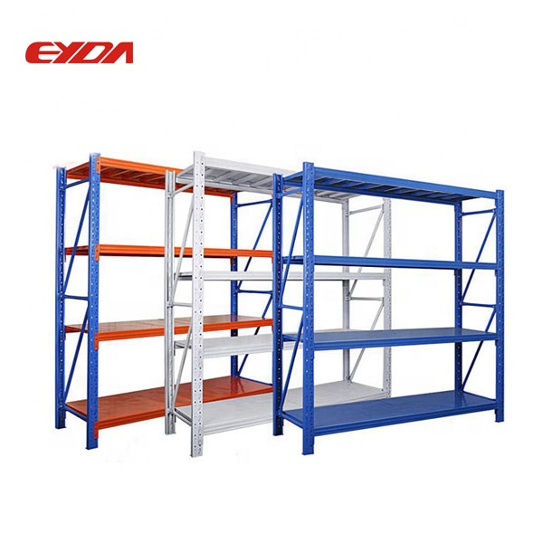 Supermarket Warehouse Light-Duty 4 Tier Steel Storage Rack 5 Boltless CE Certified Corrosion Protection Pallet Rack Low Price