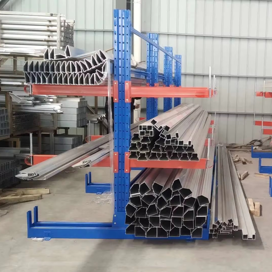 Nesrack Double Sided Rack Galvanizing Warehouse Cantilever Racking for Rebar