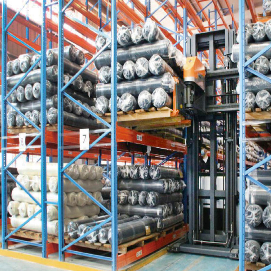 Heavy Load Cold Rolled Steel Powder Coated Narrow Aisle Racking Adjustable Structure for Warehouse Optimization