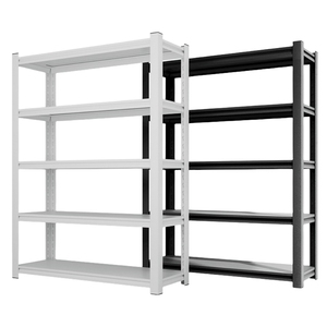 Boltless Steel Storage Rack 3 Layers Slotted Angle Frame Galvanized Powder Coated Corrosion Protection 100kg Load Capacity