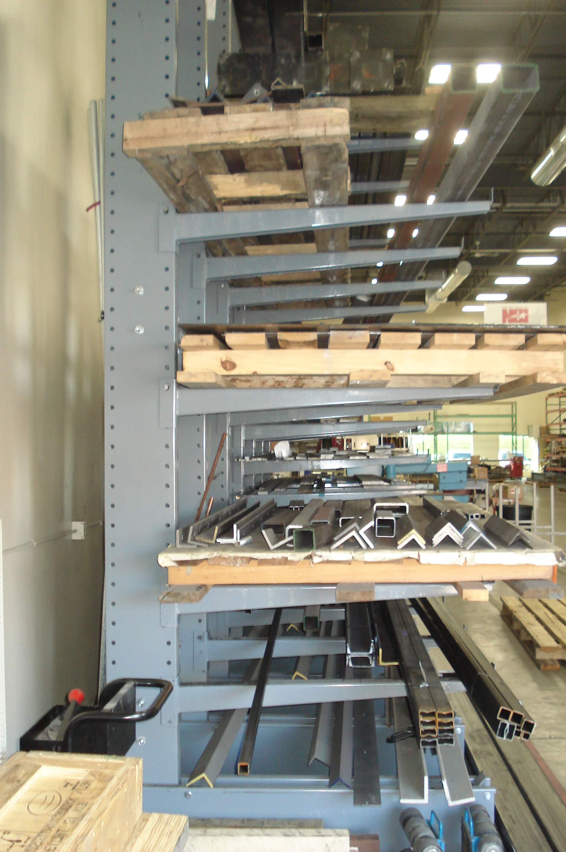 Nesrack Double Sided Rack Galvanizing Warehouse Cantilever Racking for Rebar