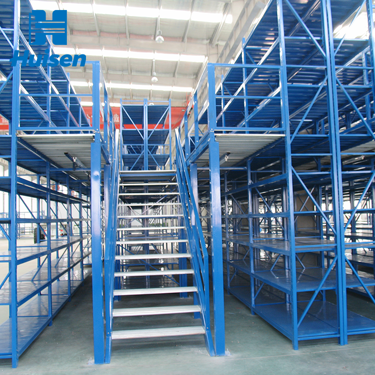 Industrial Office Durable Platforms Steel Mezzanine Shelving and Adjustable Metal Pallet Racking for Warehouse Storage