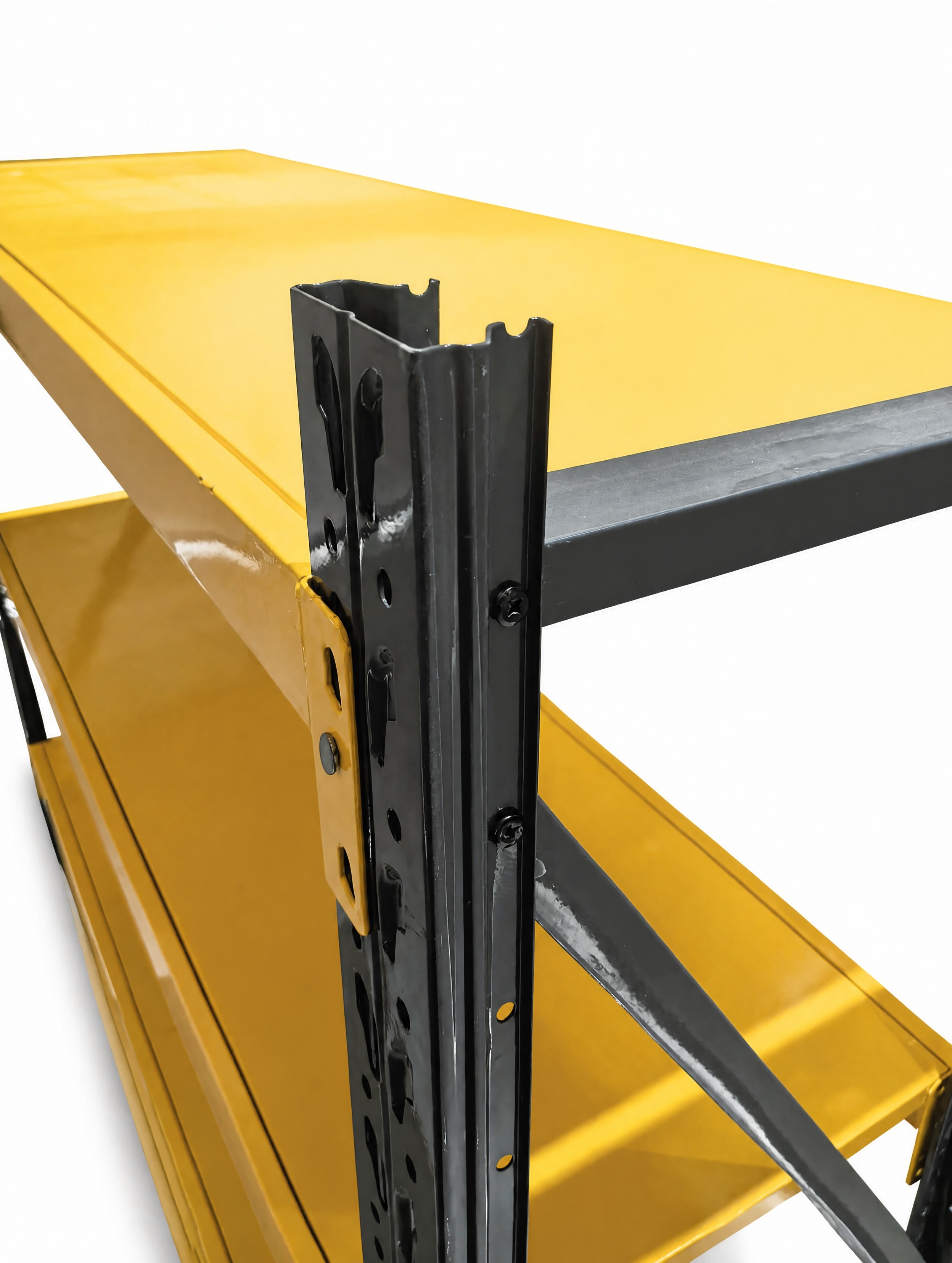 200KGS Per Layer Steel Butterfly Hole Storage Rack Detachable Open Shelving Powder Coated Warehouse Picking System