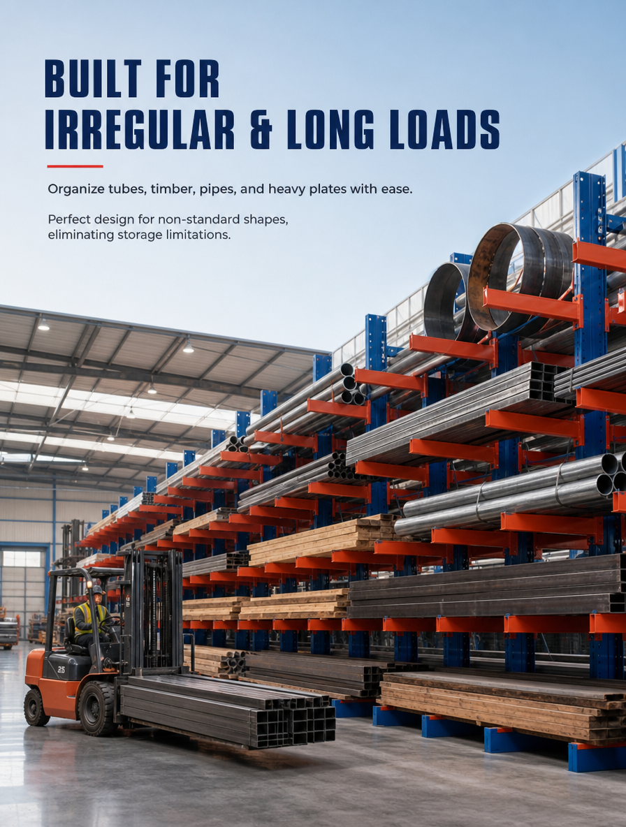 Cantilever Rack Storage Scene