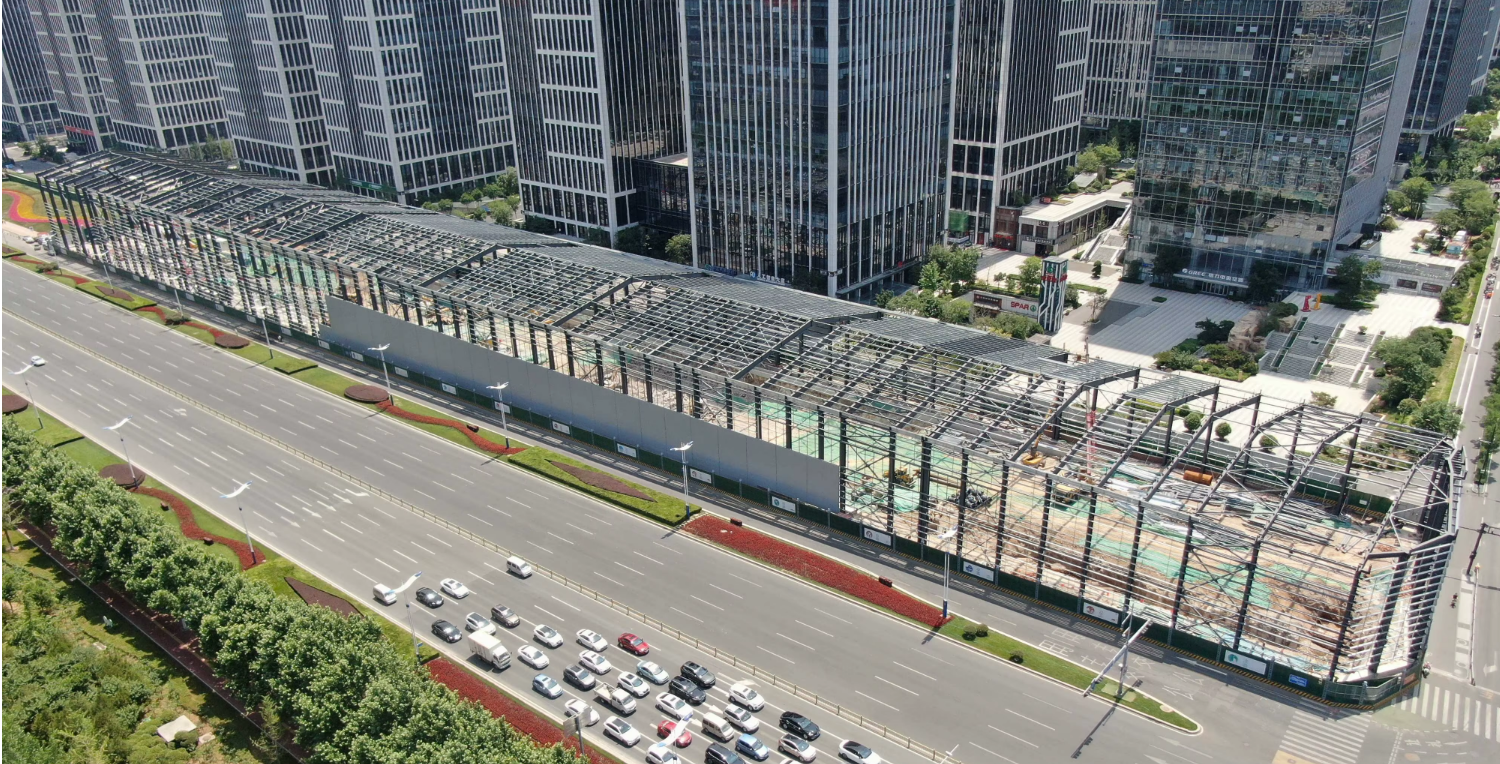 Large Span Warehouse Building Clear Height Storage Facility Pallet Racking System Logistics Space Optimization Design