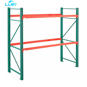 Long Span Adjustable Heavy Weight Warehouse Storage Pallet Shelves System Tear Drop Rack for Industrial