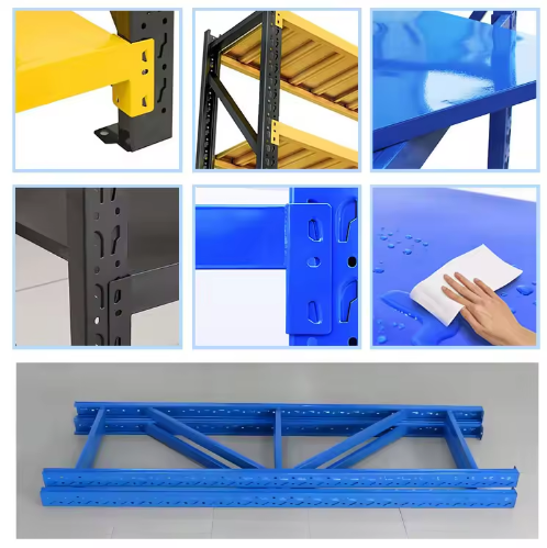 Mracking Industrial Light Duty Durable Steel 5 Adjustable Snap-In Storage Racks Longspan Shelving Powder Coating Garage