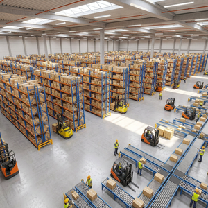 Narrow Aisle Pallet Racking System Heavy Duty Warehouse Storage Equipment