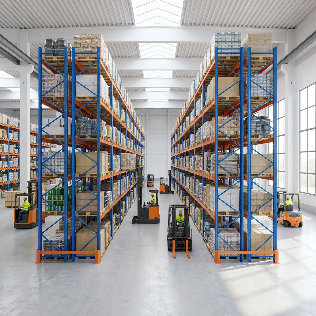 OEM Heavy Duty Warehouse Selective Racking System For Warehouse Storage