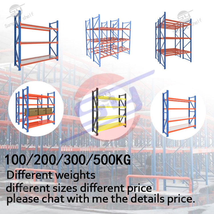 Customizable 4-Tier Metal Pallet Racking Wholesale Warehouse Steel Industrial Garage Storage Units Stacking Racks &amp; Shelves