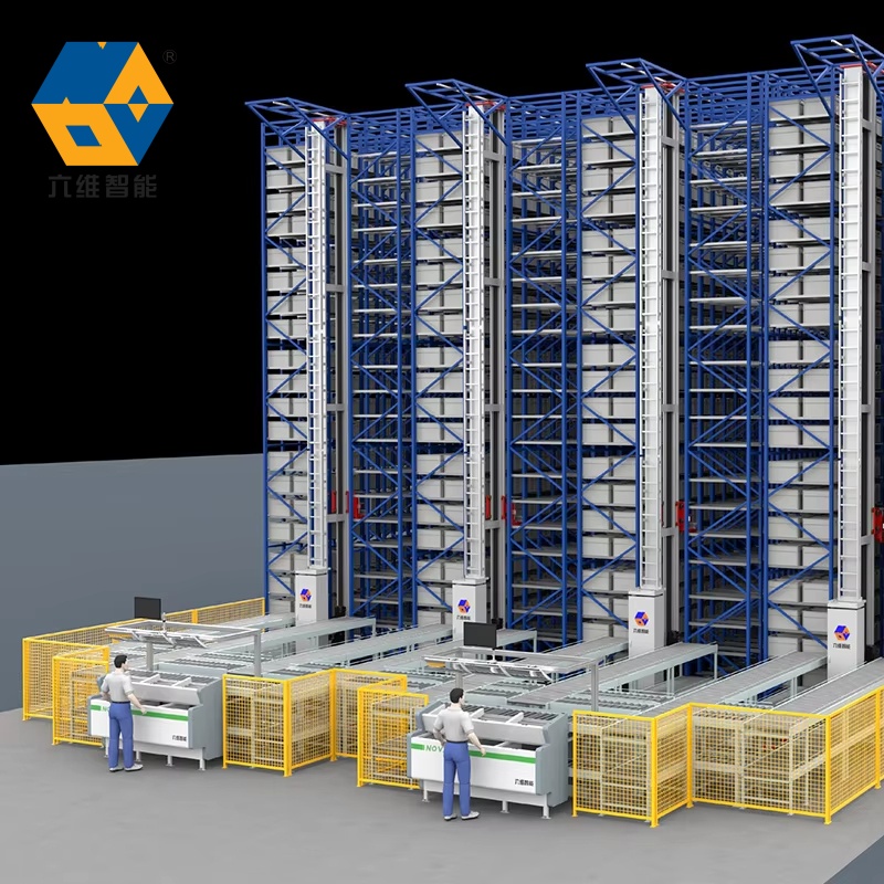 Logistics Smart Warehouse Storage Steel Rack ASRS Automated Storage and Retrieval Racking System for Industry