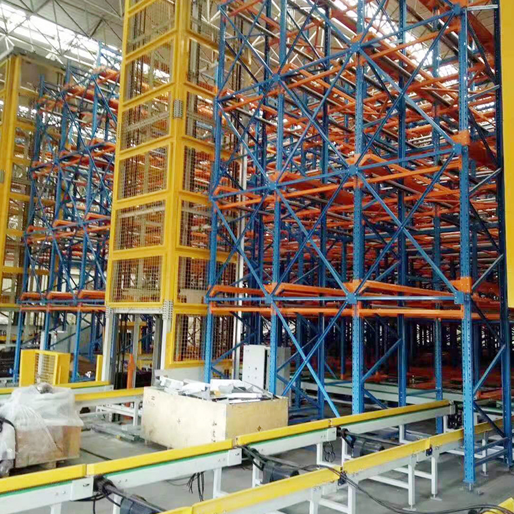 Factory Custom Heavy Duty Steel Four-Way Shuttle Racking System High-Density Warehouse Rack With Large Load Capacity