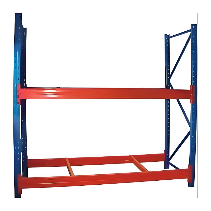 Steel Selective Pallet Rack Multi Bay Warehouse Shelving Plug-In Boltless Rivet Storage System