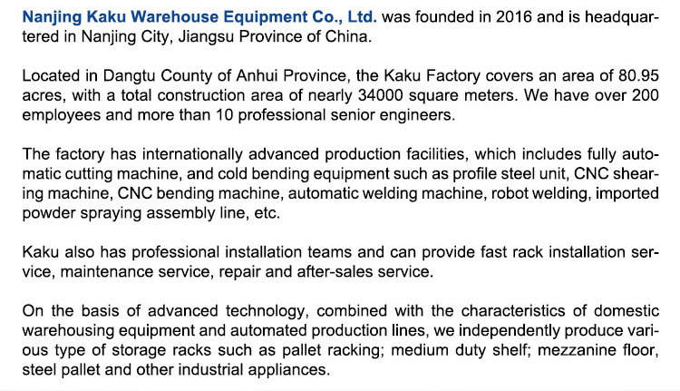 Product Specification