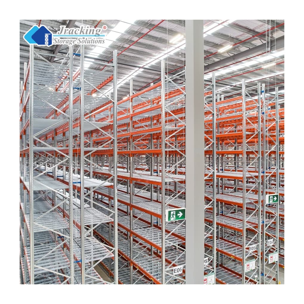 Jracking Compact Industrial Warehouse Rack Heavy Duty Steel Pallet Racking System for Cold Storage CE Certified