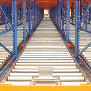 Quality Assured ISO/CE/RoHS Certified High-Capacity Q235b Phosphorized Gravity Roller Shelf Pallet Gravity Flow Racking System