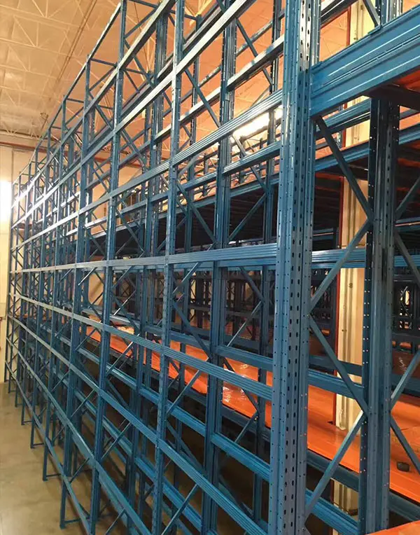 Shelving-Supported Mezzanine System