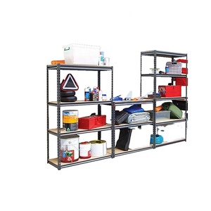 5 Layers Folding Steel Slotted Angle Rack Shelf