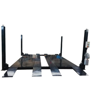 Automatic Smart Parking Solution 4 Post Double Deck Car Lift System High Efficiency Mechanical Car Storage Rack for Garage Store