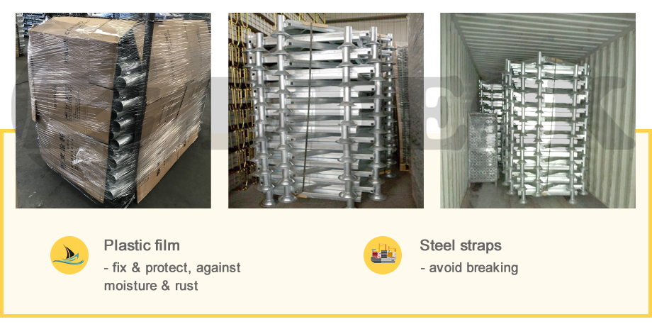 Heavy-duty Steel Metal Logistic Stackable Storage Post Pallet Packaging and Delivery