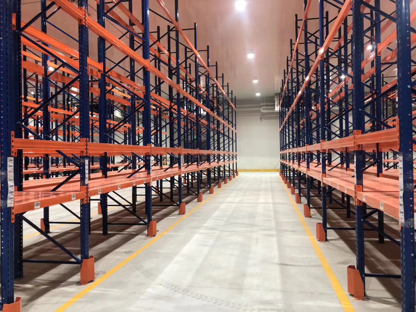 1000kg Per Layer Heavy Duty Adjustable Steel Pallet Rack Powder Coated Beam Racking 2500mm Height Detachable Card Slot Assembly