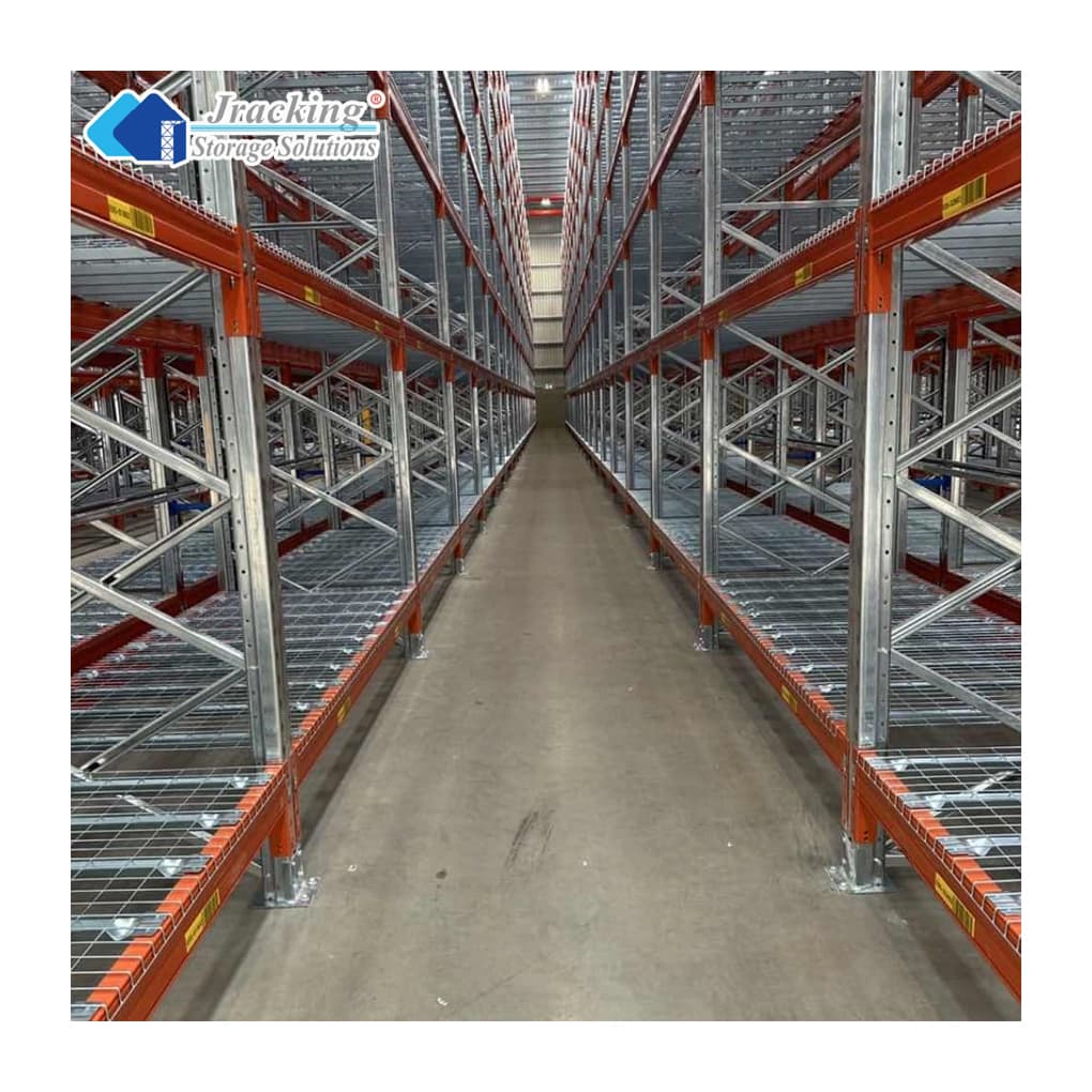 Jracking Compact Industrial Warehouse Rack Heavy Duty Steel Pallet Racking System for Cold Storage CE Certified