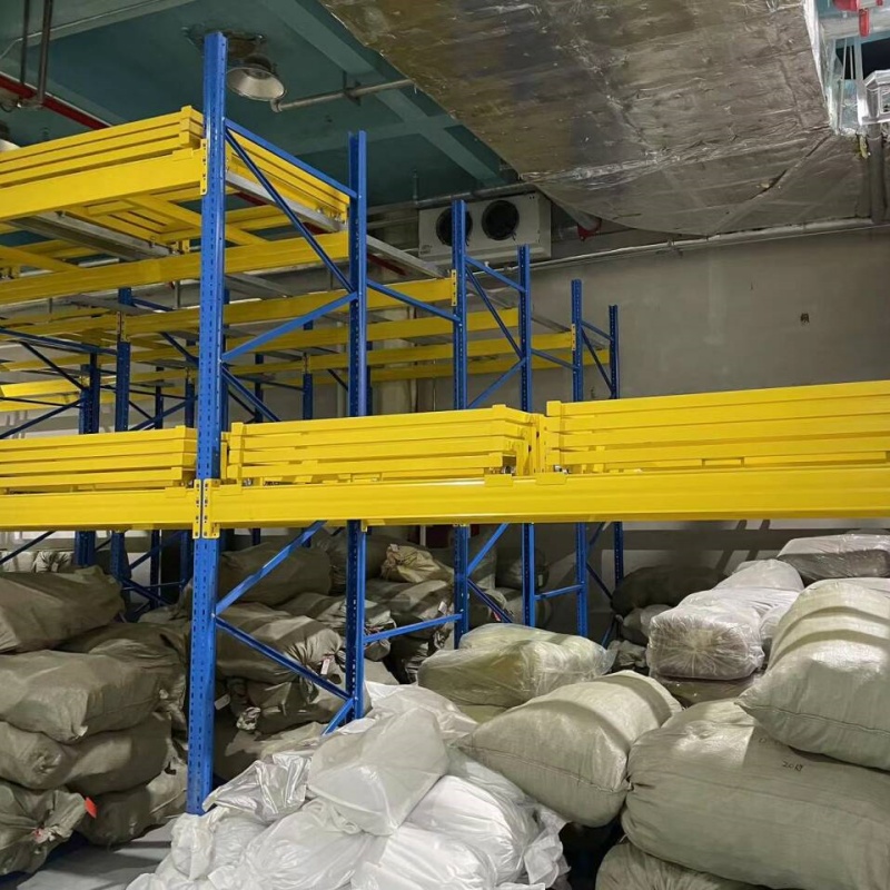 New Material Handling Pallet Racking Adjustable Metal Shelf and Racks Push Back Rack for Warehouse Equipment Push Back Racking