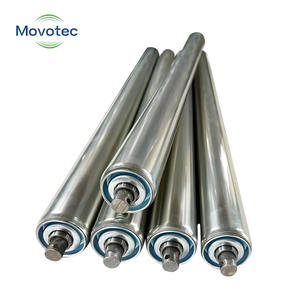 Movotec MT1300 Steel Rim Medium Heavy Duty Gravity Free Roller With Durable Design And 1 Year Warranty For Conveyor Systems