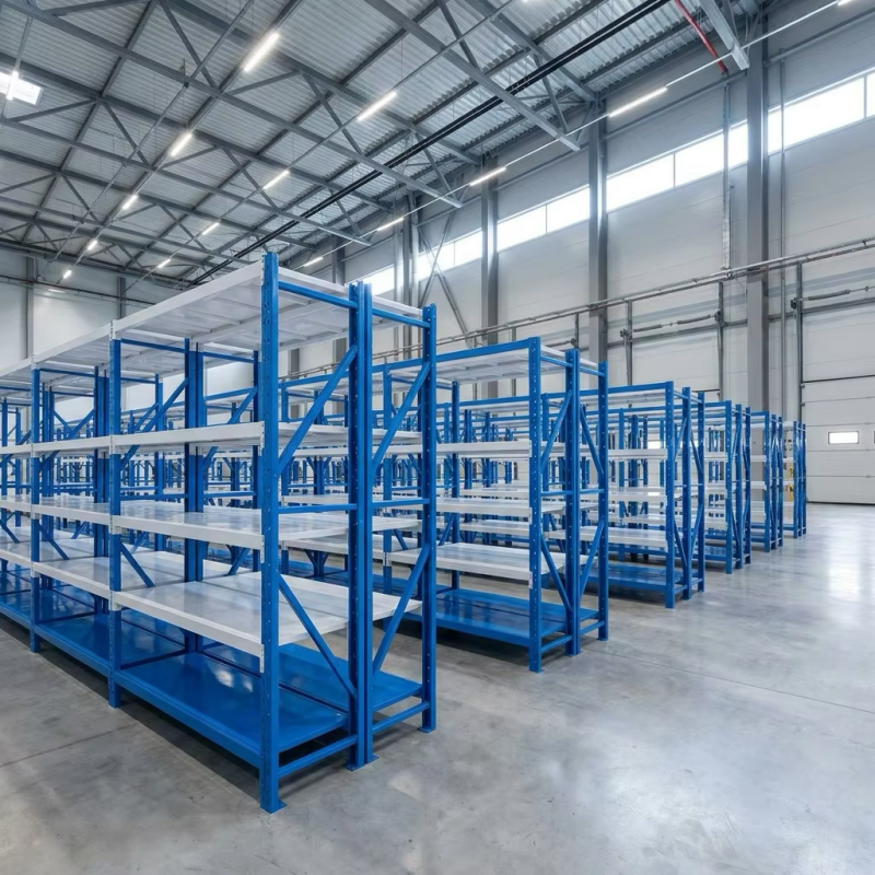 Heavy Duty 4 Tier Cold Rolled Steel Anti-corrosion Powder Coated Shelving Unit Adjustable Utility Shelves Garage Storage Rack