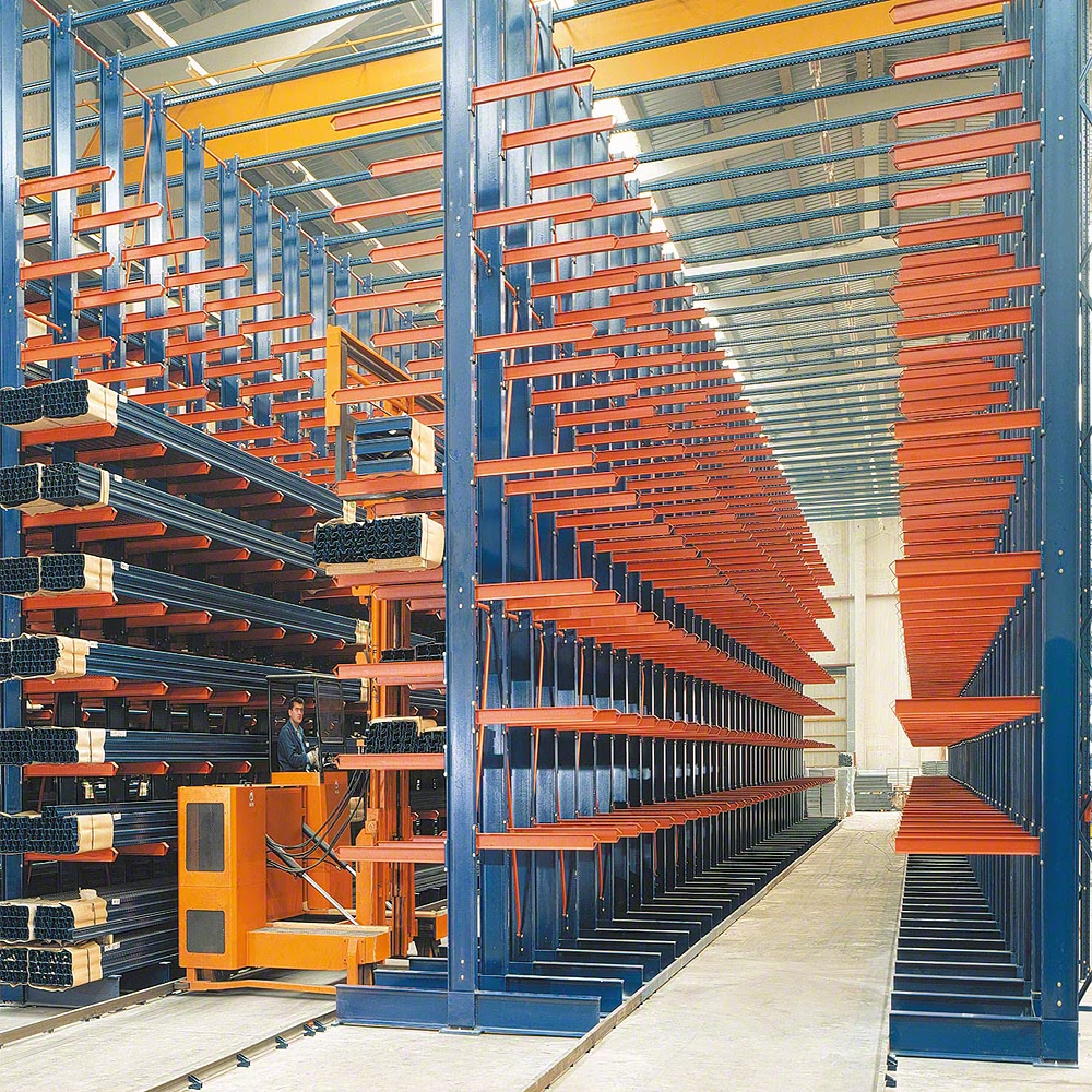 High Quality Heavy Duty Steel Cantilever Salvage Racking Vehicle Storage for Cars Stackable Rack