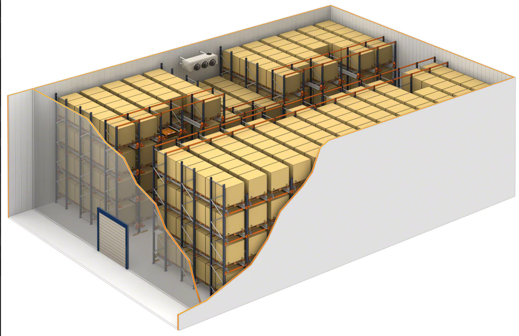 Intelligent Pallet Rack System 4 Way Shuttle Pallet Rack Automated Storage System Shuttle Rack