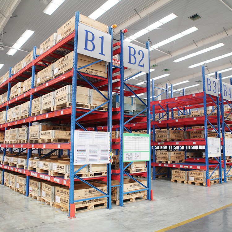 Heavy Load Capacity Heavy Duty Racking System Customized Selective Racks for Automotive Parts Warehouse Storage Management
