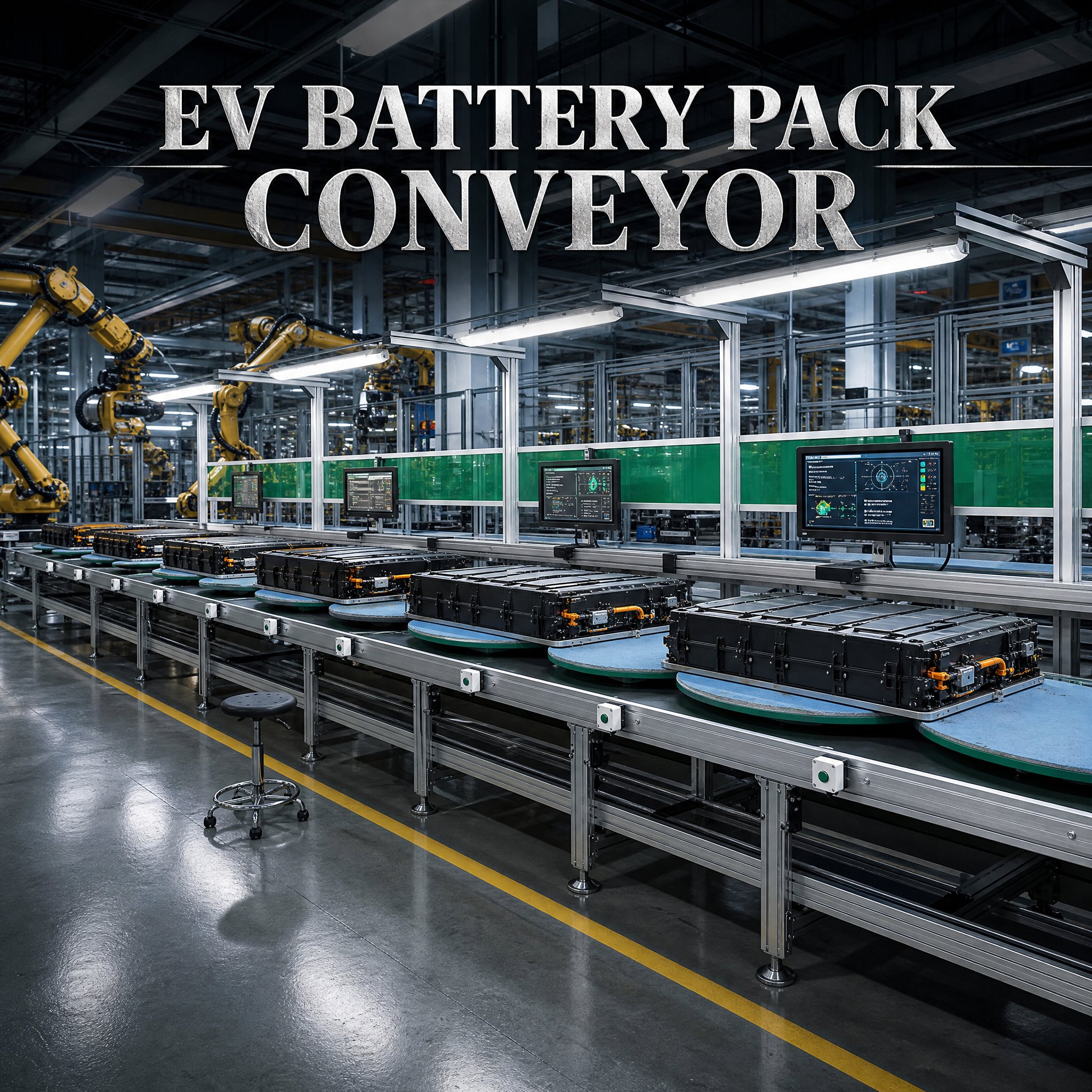 PTS2 Stainless Steel Pallet Conveyor System for Battery Module Production Double Speed Chain Conveyor Automatic Assembly Line